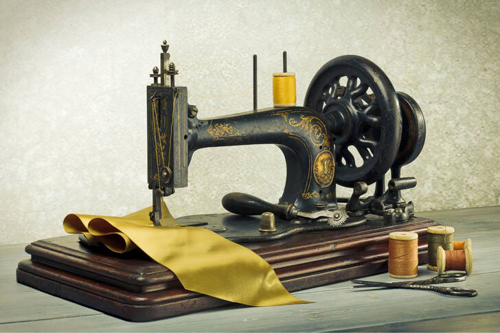 Antique sewing machine