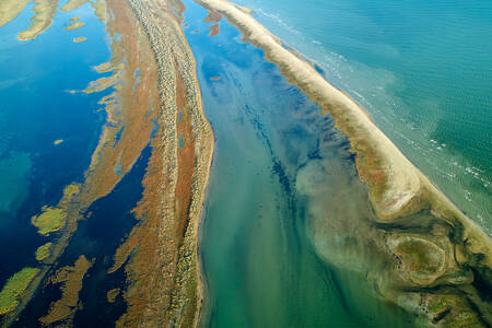 Aerial view of the peninsula