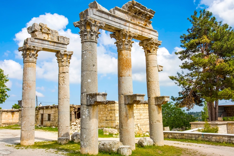Coloane în orașul Mersin