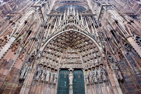 Fassade des Straßburger Münsters