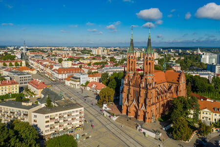 centrum města Białystok