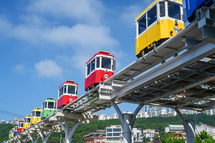Kapselzug in Busan