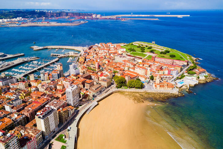 Beach in Gijón
