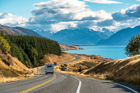 마운트 쿡으로 가는 길
