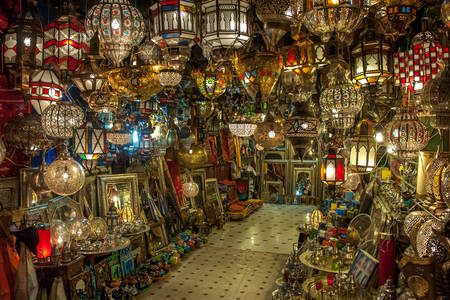 Marocké vintage lampy