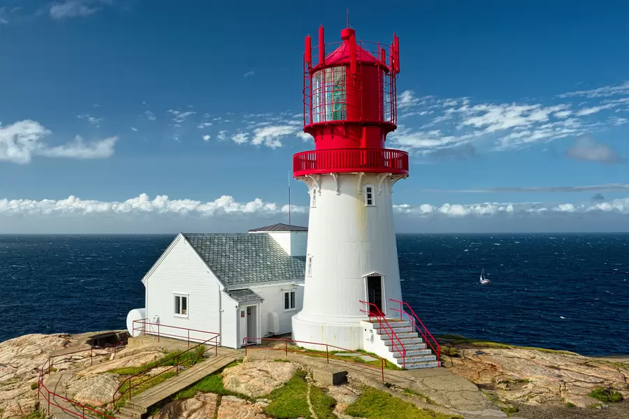 De vuurtoren van Lindesnes