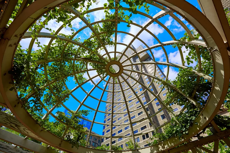 Boston wolkenkrabbers van Norman Leventhal Park