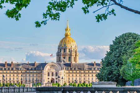 Vista da Casa dos Inválidos em Paris