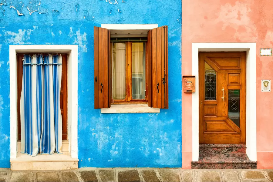 Σπίτια ψαράδων στο Burano