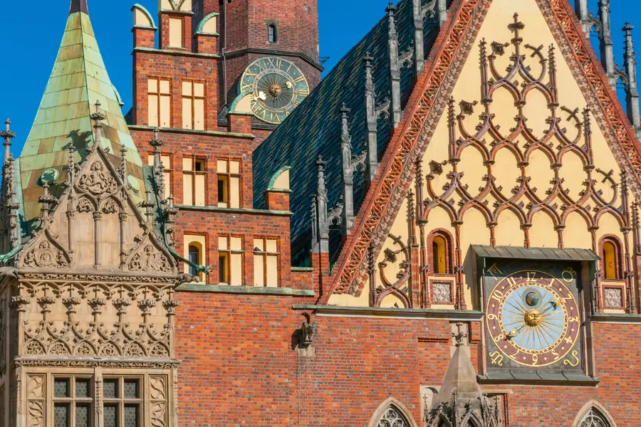 Vana Wrocławi raekoja arhitektuur