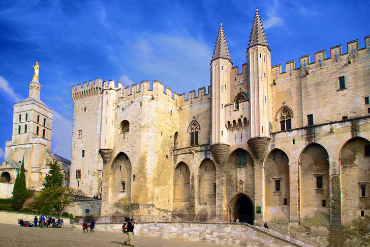 Pauselijk paleis in Avignon