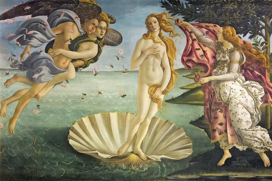 Sandro Botticelli: "El nacimiento de Venus"