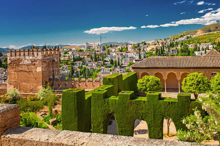 Palác Alhambra v Granade