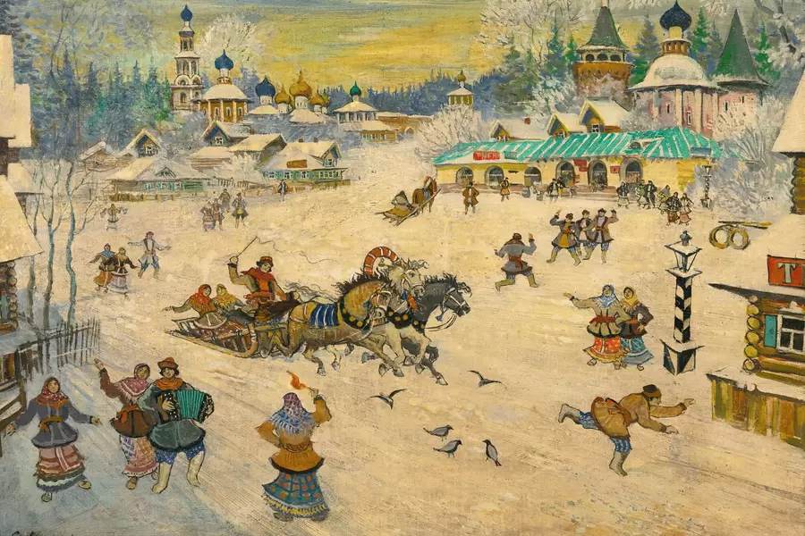 Konstantin Korovin: "City Square"