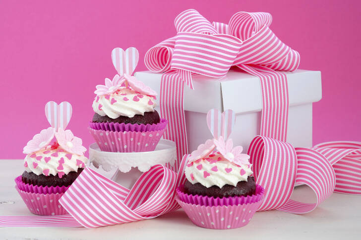 Cupcakes és ajándék