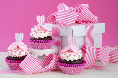 Cupcakes και δώρο