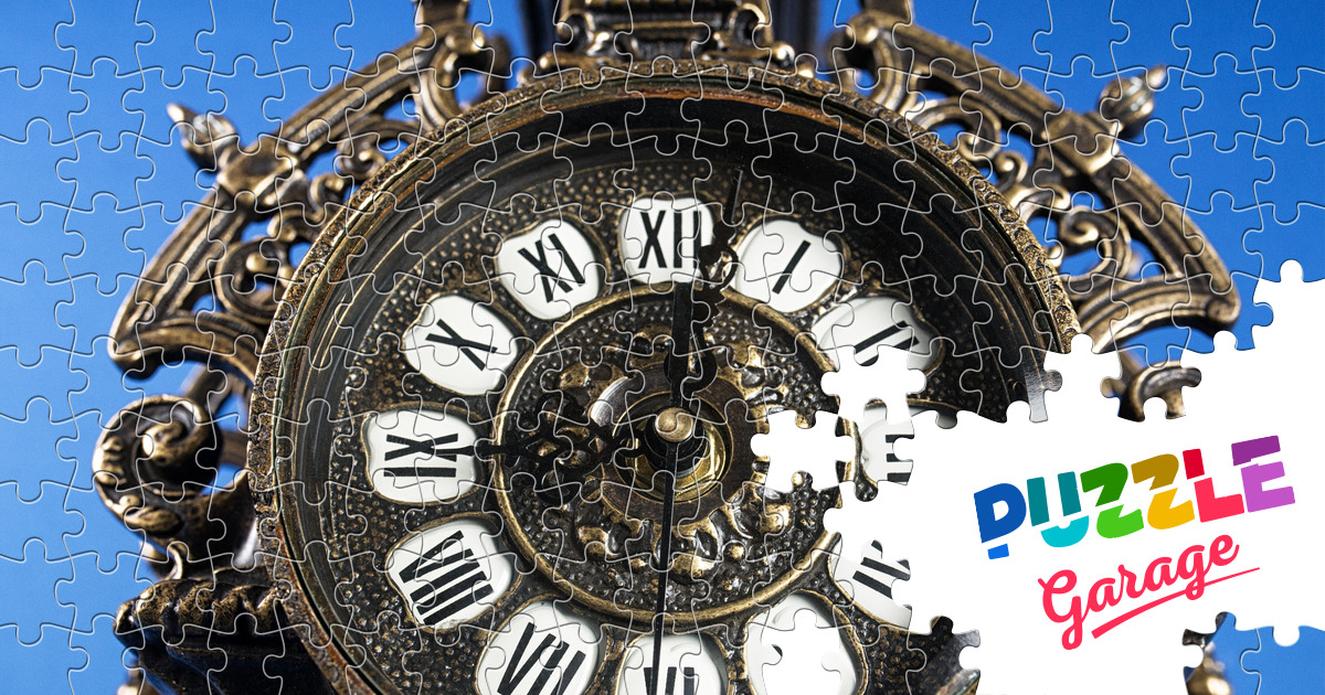 Antique bronze clock Jigsaw Puzzle (Stuff, Watches) Puzzle Garage