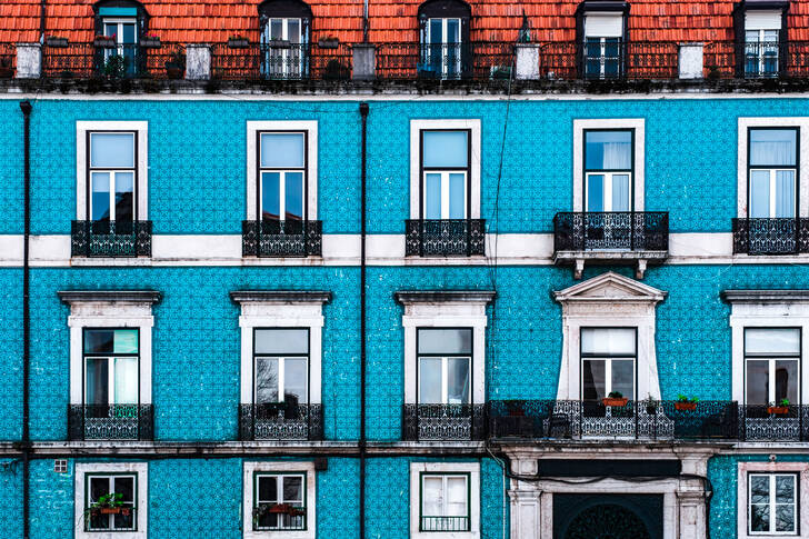 Budynek w Lizbonie