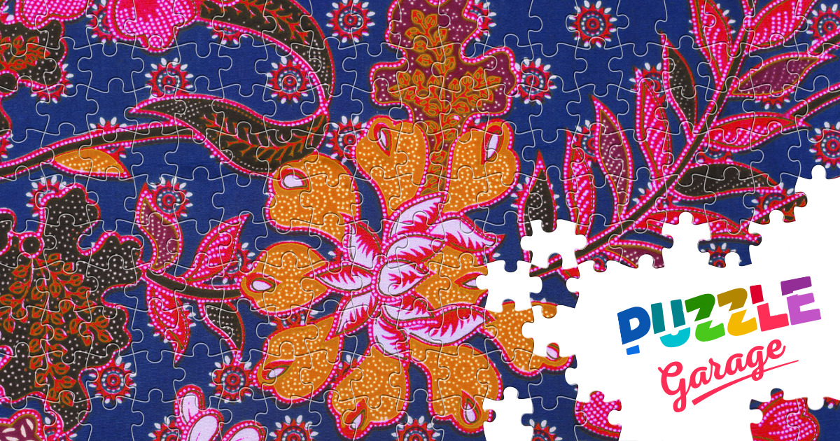 Malaysian batik Jigsaw Puzzle (Countries, Malaysia) Puzzle Garage