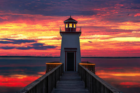 Lighthouse in Grand Rivers, Kentucky