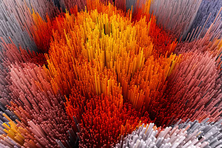 3D apstrakcija: Koralj