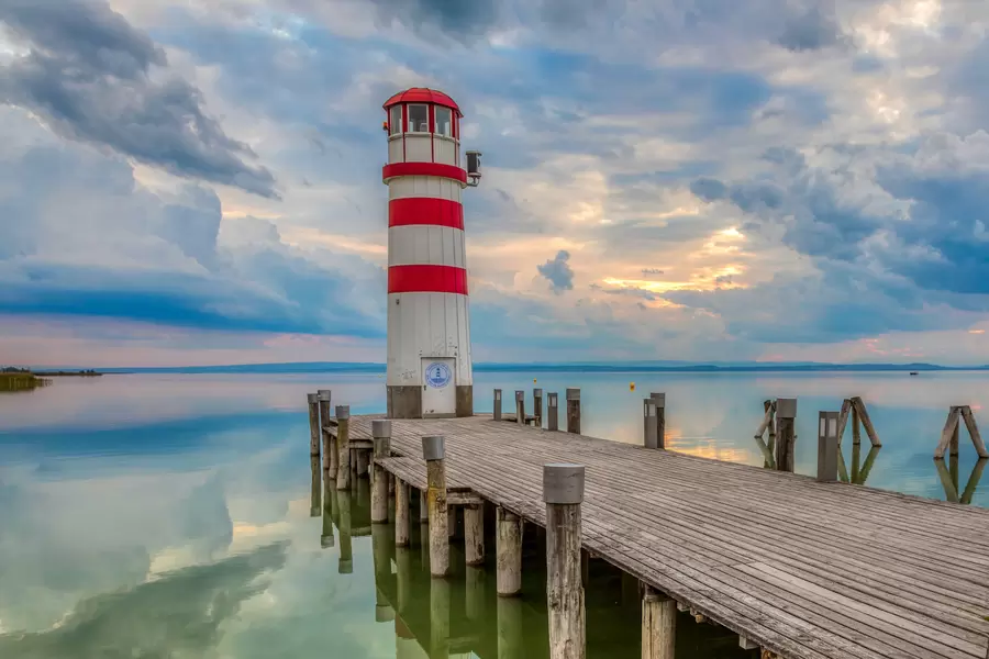 Phare sur le lac Neusiedler See