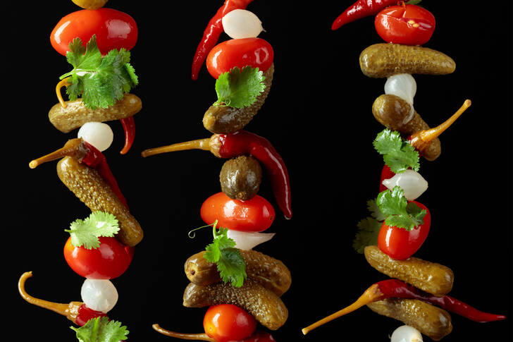 Verduras en escabeche