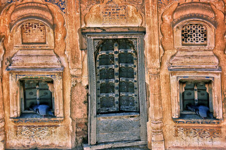 Fasad rumah bersejarah India