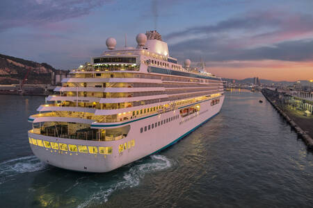 Cruiseschip in Barcelona