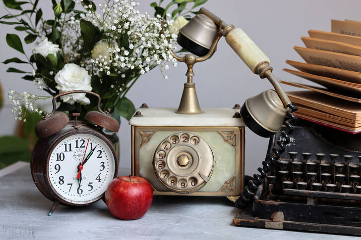 Antiques on the table