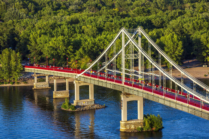 Park Bridge in Kyiv