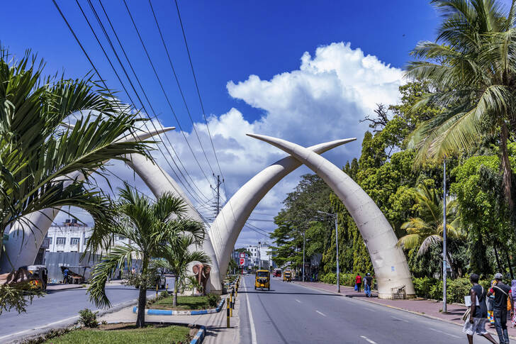 Huge tusks on Moi Street