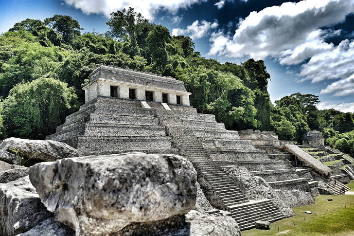 Mayské mesto - Palenque