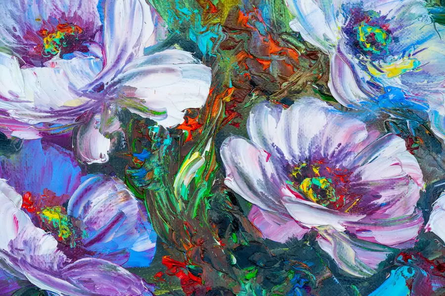 Рисуване с цветя
