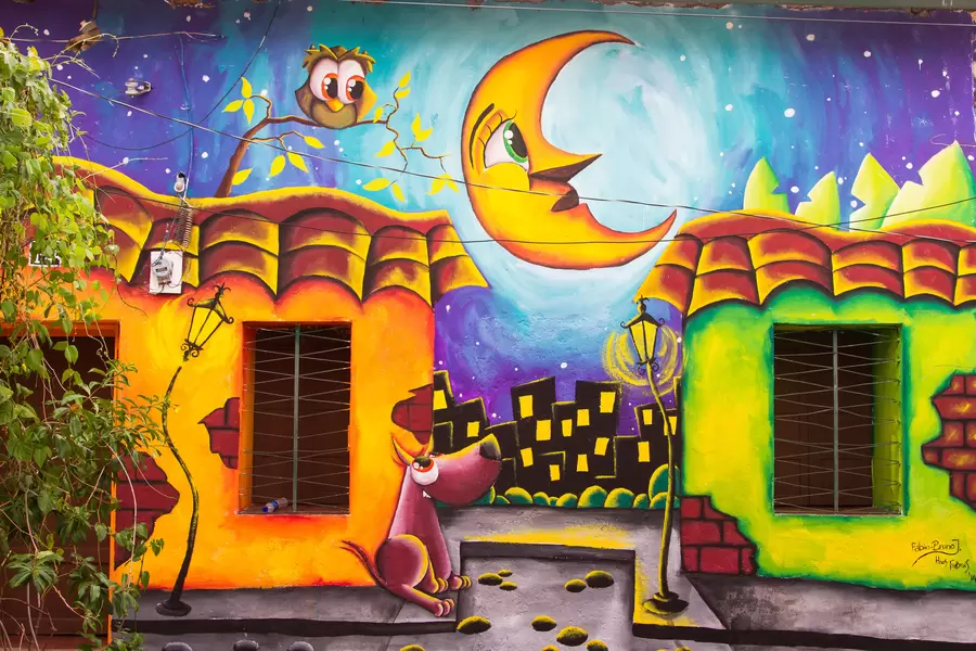 Peinture murale à Auachapan