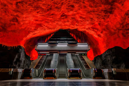 Metrostation Solna-Sentrum