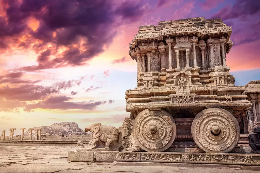 Carro de piedra en el templo de Vittala