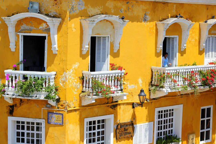 Balkóny v Cartagene