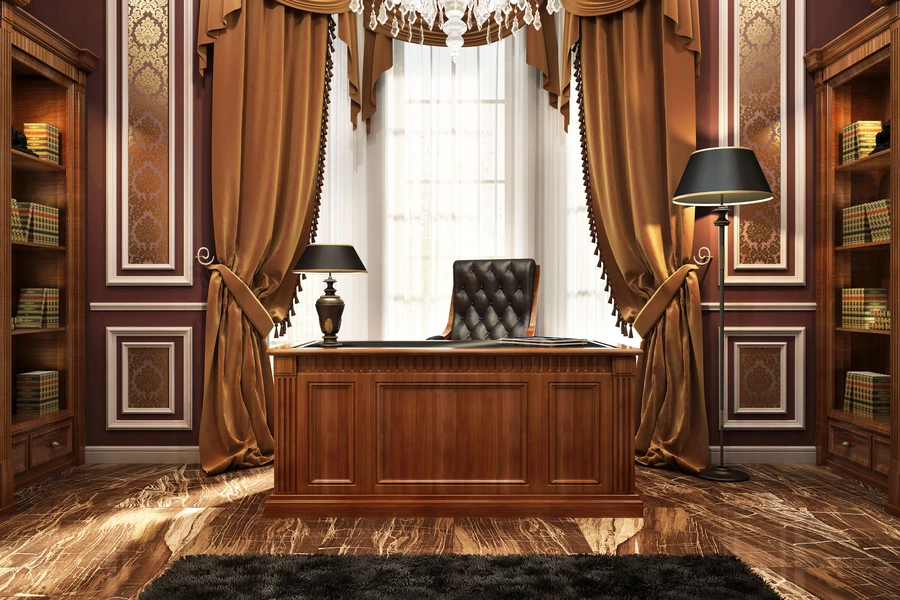 Thuiskantoor interieur