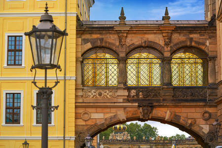 Древни фасади на Дрезден