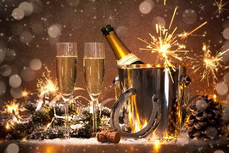 Șampanie pentru Anul Nou