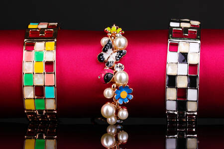 Multicolored bracelets