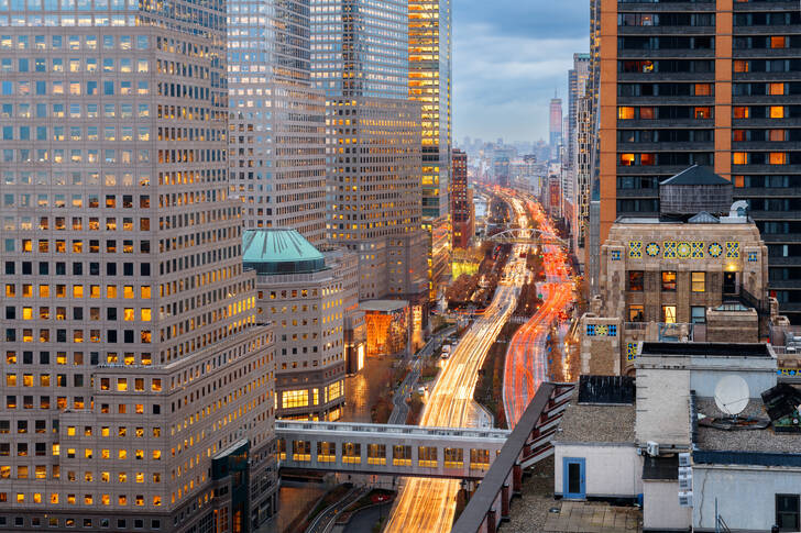 Aften i New York