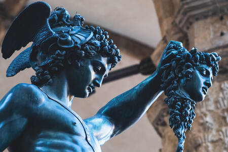 Perseus med huvudet av Medusa