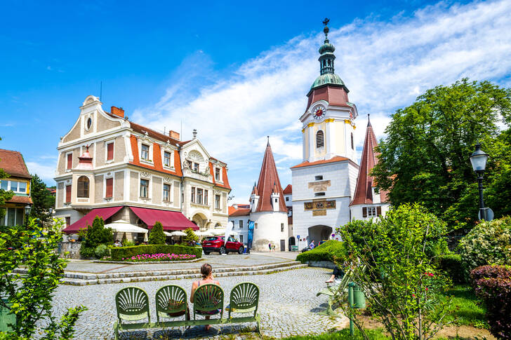 Square in Krems, Austria