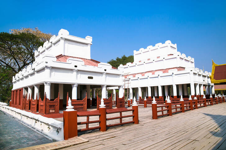 Královský palác Mandalay v Myanmaru
