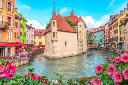 Arkitekturen i byen Annecy