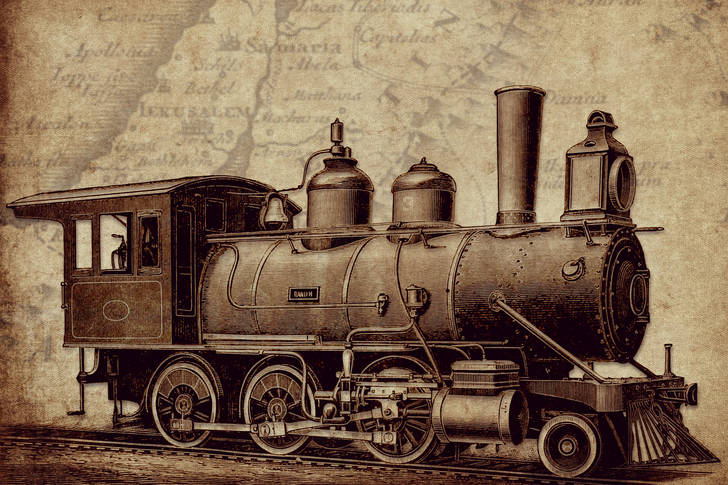 Vintage locomotive