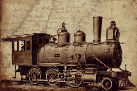 Vintage lokomotiv