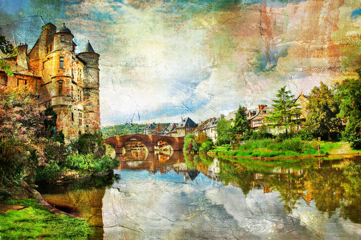 Göl kenarındaki kale